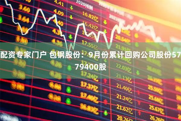 配资专家门户 包钢股份：9月份累计回购公司股份5779400股